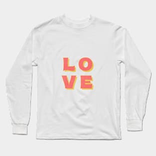 LOVE - Retro Long Sleeve T-Shirt